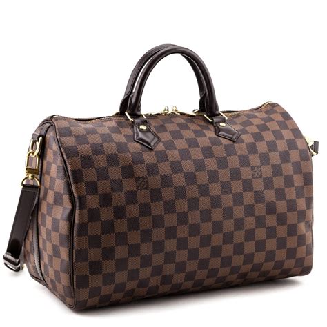 lv speedy 35 with shoulder strap|Speedy 35 Damier Ebene .